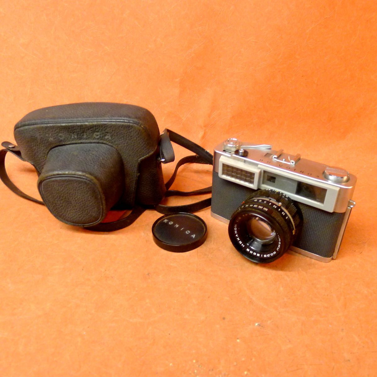 k◆014 KONICA S2 コニカ SⅡ レンジファインダーフィルムカメラ レンズ:HEXANON 1:2 f=48mm シャター作動/60拍卖