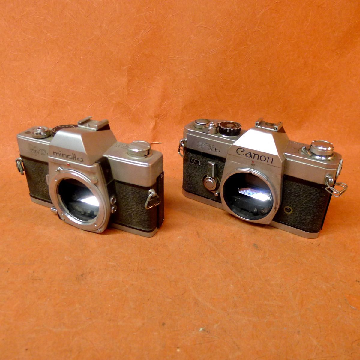 k◆016 ジャンク 一眼レフまとめて2点①MINOLTA SRT101②CANON FTb/60拍卖