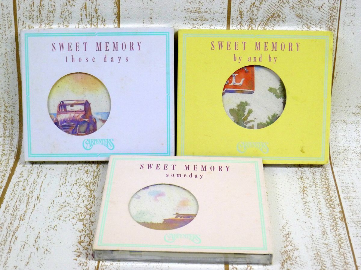 k◆303 未開封 千趣会 カーペンターズ SWEET MEMORY スウィートメモリー CD 3点まとめて(vol.2 あのころ/vol.5 やがて/vol.6 いつか)/60拍卖