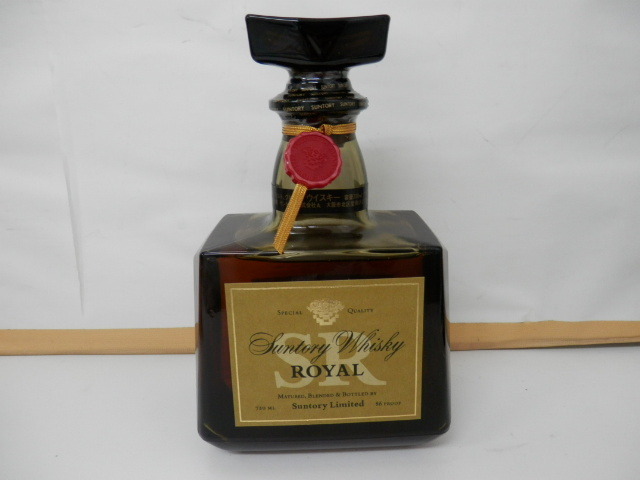 #74467【未開栓】SUNTORY サントリー ウイスキー ROYAL ローヤル SR 720ml 43% 山崎15年モルト拍卖