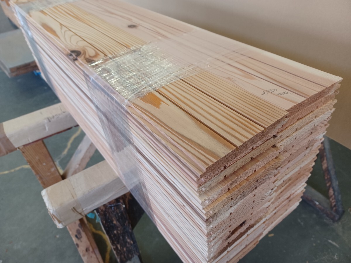 SH-3 格安 杉羽目板 節あり 40枚 厚み12ミリ 3.6㎡ 1.1坪 未使用 腰板 DIY拍卖