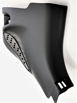 「IBAFULL/ダックスガーデン」カローラ(ZWE21#/ZRW21#/NRE21#)用右足フットレスト付きトリムカバー(アルミプレート付き)拍卖