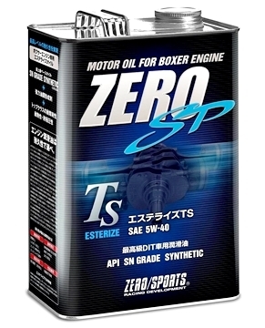「ゼロスポーツ/ZERO」水平対向DITエンジン用エンジンオイル エステライズTS(5W-40)x4.5L拍卖