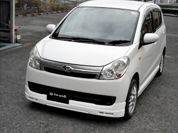 「LIVE SPORTS」ミラ カスタム(L275S)用フロントリップスポイラー Ver.2(FRP黒ゲル)拍卖