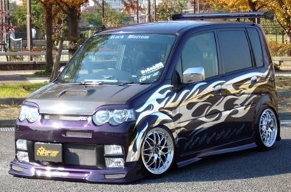 「NRF/ロックボトム」ムーヴ カスタム(L150系)スポルザ 前期用フロントハーフスポイラー拍卖