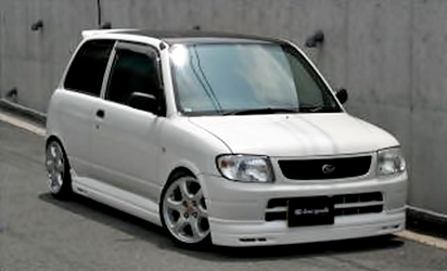 「ライブスポーツ」ミラ(L700S/V)前期用フロントリップスポイラー(FRP白ゲル)拍卖