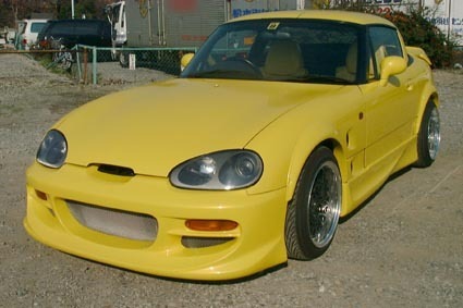 「NRF/ユーフォリア」カプチーノ(EA11R/EA21R)用オーバーフェンダーx1台分(F+20mm/R+30mm)拍卖