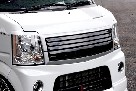 「K-BREAK/ATHLETE」エブリイ ワゴン(DA64W)丸フォグ車用フロントグリル拍卖