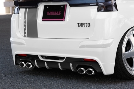 「Kブレイク/PLATINUM」タント カスタム(L375)用リアバンパー(LEDリアマーカー付き)拍卖