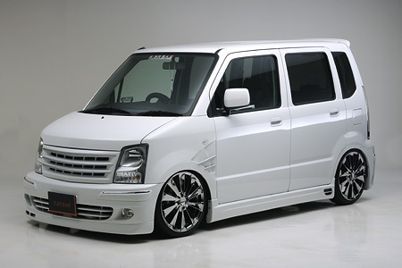 「K-BREAK/COMPLETE」ワゴンR 標準車(MH21/22S)用エアロ3点セット(メッキモール付き)拍卖