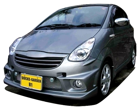 「IBAFULL/ダックスガーデン」スバル R1(RJ1)用スパルタン フロントバンパー(純正フォグ対応ブラケット付き)拍卖