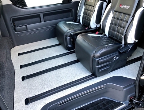 「ジェイクラブ/LEGANCE」200系ハイエース(ファインテックツアラー/ロング)用パーソナル リアクッションフロア拍卖