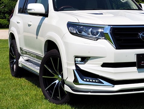 「明和/エルフォード」150系ランドクルーザー(ランクル)プラド 後期用+20mm オーバーフェンダー(モデリスタスポイラー専用)x1台分拍卖