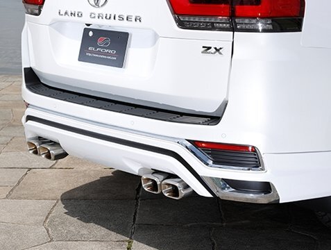 「明和/エルフォード」300系ランドクルーザー(VJA300W/3.5Lガソリン)モデリスタ用スプリット4本出しマフラー TypeX拍卖