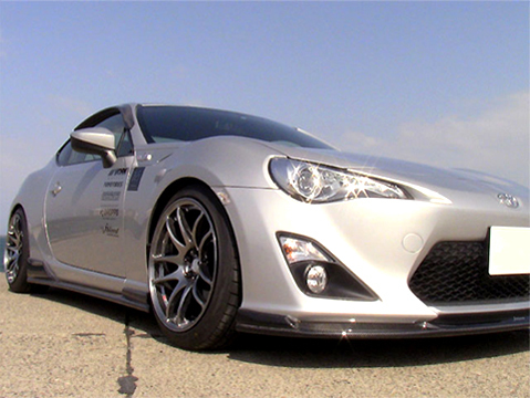 「ジェイブラッド/j-blood」トヨタ 86(ZN6)前期用フロントリップスポイラー(カーボン)拍卖