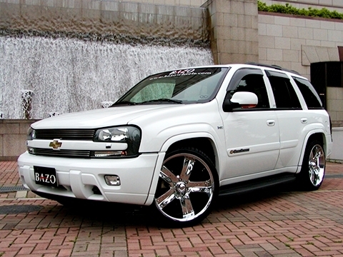 「明和/ウルトラ」CHEVROLET/GMC トレイルブレイザー(GH-T360)'01~'08年用フェンダーアーチ(F+15mm/R+10mm)x1台分拍卖