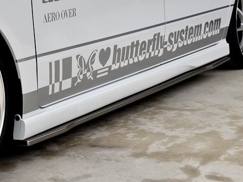 「バタフライシステム/GLANZ」N-BOX カスタム(JF5/JF6)用サイドフラップスポイラーx左右拍卖