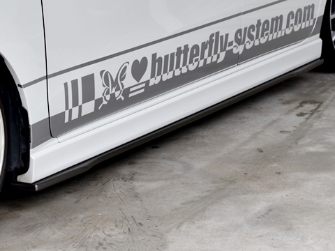 「バタフライシステム/GLANZ」ステラ カスタム(LA150F)前期用サイドフラップx左右拍卖