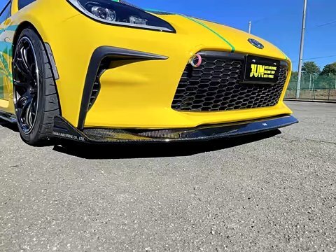 「ジュン/JUN AUTO」BRZ(ZD8)用フロントデュフューザー(綾織りカーボン/クリア塗装済み)拍卖