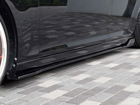 「バタフライシステム/GLANZ」CHRYSLER 300&300SRT8(LX36)前期用サイドフラップスポイラーx左右拍卖