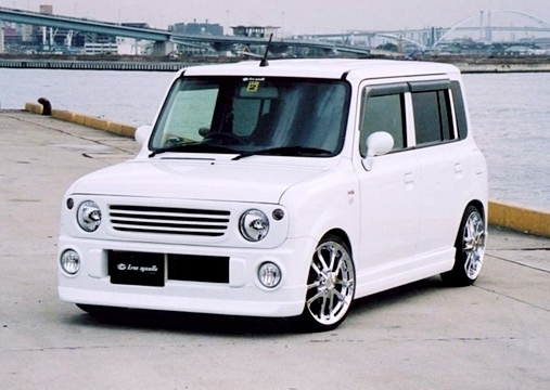 「ライブスポーツ」ラパン SS(HE21S)用フロントリップスポイラー(FRP白ゲル)拍卖