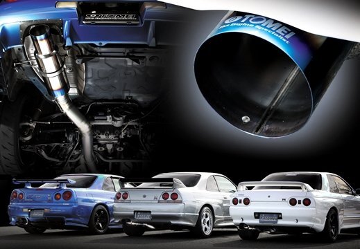 「東名パワード/TOMEI」スカイライン GT-R(BNR34)RB26DETT用Ti RACING チタンマフラー拍卖