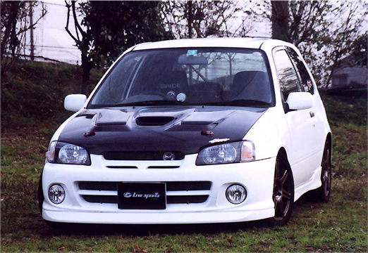 「ライブスポーツ」スターレット(EP91/ターボ)「前期」or「後期」用フロントリップスポイラー TypeC(FRP白ゲル)拍卖