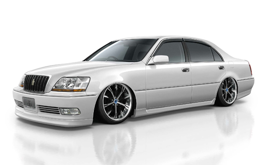 「バタフライシステム/GLANZ」17系マジェスタ(JZS17#)用フロントハーフスポイラー拍卖