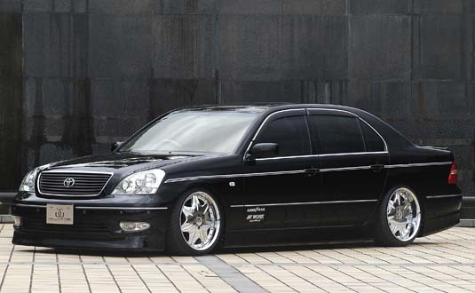 「バタフライシステム/GLANZ」30系セルシオ(UCF30/UCF31)前期用フロントハーフスポイラー拍卖