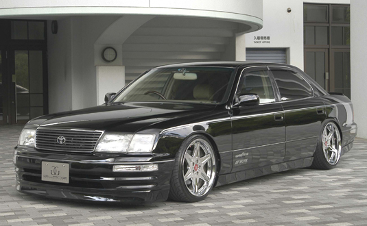 「バタフライシステム/GLANZ」20系セルシオ(UCF20/UCF21)前期用フロントハーフスポイラー拍卖