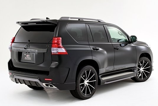 「明和/エルフォード」150系ランドクルーザー(ランクル)プラド 前期/中期用リアバンパー TYPE2(SUSバイパスマフラー付き)拍卖