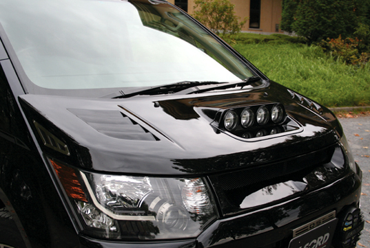 「明和/エルフォード」デリカ D:5(CV4W/CV5W)用エアロボンネット Type2(IPF4連ランプ)拍卖