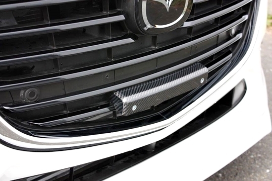 「ガレージベリー/Vary」BM系アクセラ(BM#)後期用ナンバーステー(カーボン)拍卖