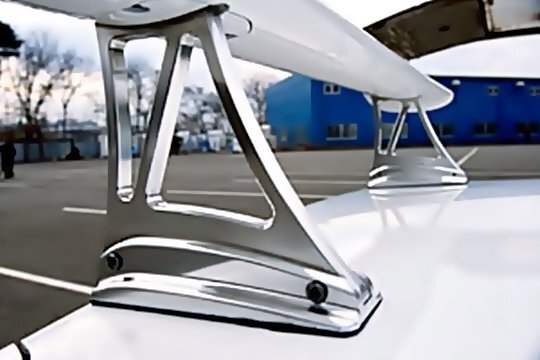 「ジュン/JUN AUTO」スカイライン GT-R(BNR34)用純正リアウイングステー(2段可変式)拍卖