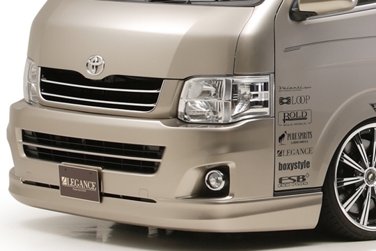 「ジェイクラブ/LEGANCE」200系ハイエース ワイド(Ⅲ型)用フロントハーフスポイラー拍卖