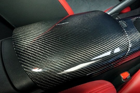 「RSW」フェアレディZ(RZ34/400Z)用センターコンソールBOXパネル(綾織りブラックカーボン/クリア塗装仕上げ)拍卖