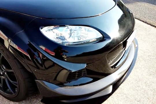 「ガレージベリー/Vary」ロードスター(NCEC)後期純正バンパー用カナードx左右(カーボン)拍卖