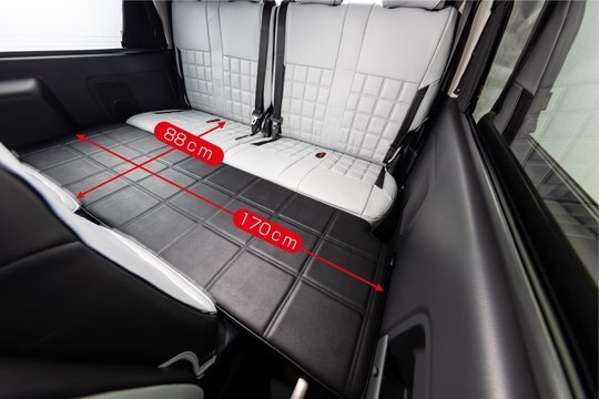 「ジェイクラブ/LEGANCE」200系ハイエース(ファインテックツアラー/ミドル)用パーソナルベッドキット(ブラック)拍卖