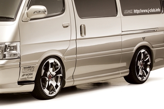 「ジェイクラブ/LEGANCE」100系ハイエース用サイドステップx左右(3設定)拍卖