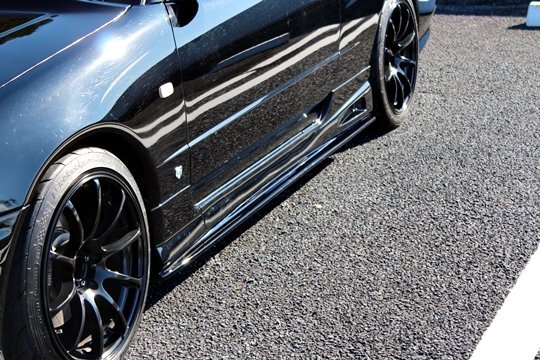 「ショーリン/SHORIN」スカイライン(ER34)用サイドアンダースポイラーx左右(純正アルティア専用)拍卖