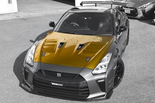 「TOP SECRET」R35(GT-R)M17用エアロボンネット(FRP/レインガード付き)拍卖