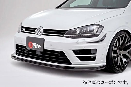 「ガレージベリー/Reife」Volks ゴルフ7(AUCJXF)R用フロントリップスポイラー(FRP)拍卖
