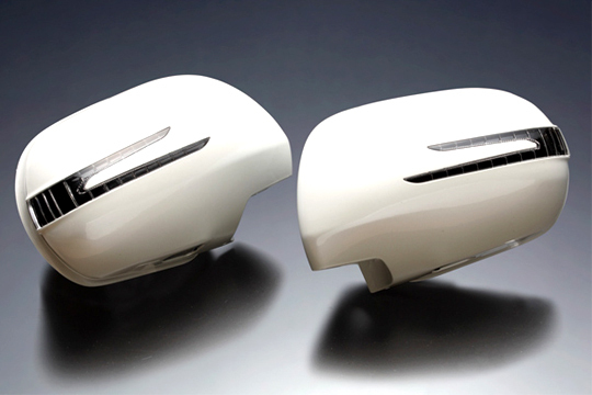 「南海オート/BRASSEN」20系アルファード(ANH/GGH20・25W)用LEDウインカーミラーKIT(ホワイト「070」塗装済み)拍卖