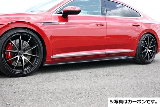 「ガレージベリー/Reife」Volks アルテオン(3HDJHF)R-Line Advance用サイドステップx左右(綾織りカーボン)拍卖