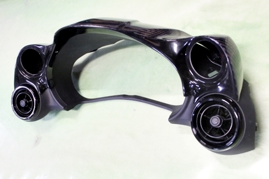 「ガレージベリー/Vary」ND系ロードスター(ND5RC/NDERC)用追加メーターフード 60φx2穴(カーボン)拍卖