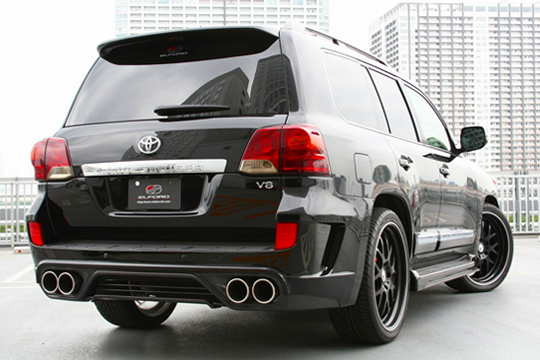 「明和/エルフォード」200系ランドクルーザー(ランクル)1UR/4.6L/中後期用リアバンパー コンセプトR(SUSバイパスマフラー付き)拍卖