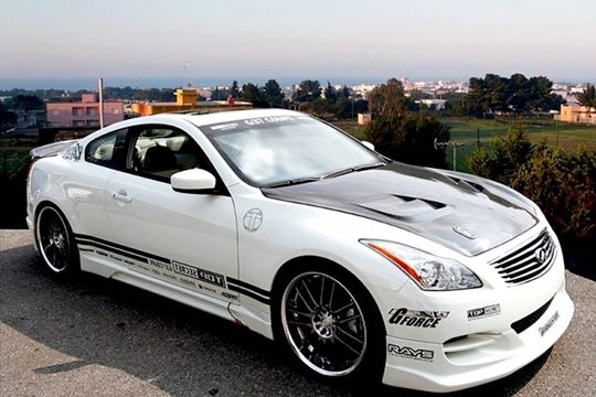 「トップシークレット」スカイライン クーペ(V36/370GT)前期用サイドステップx左右拍卖