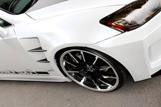 「ファイナルコネクション/F-06」レクサス IS(GSE20)前期用+15mm フロントフェンダーx左右拍卖