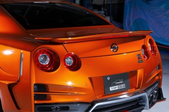 「TOP SECRET」R35(GT-R)用リアスポイラー(フラットタイプ)拍卖