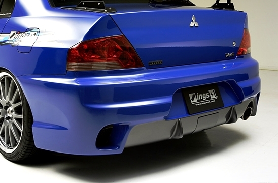 「イングス/ings」ランサー エボ7(CT9A)EvoⅦ用N-SPEC リアバンパー(FRP)拍卖